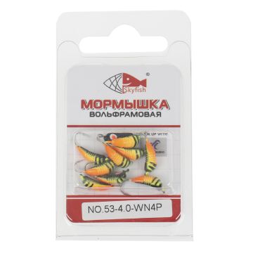 Мормышка вольф. SKYFISH "Куколка с ушком", крашеная  №53-4.0-WN4P